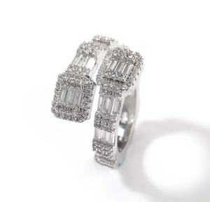 Joyería Vidhi de Lujo, Plata de Ley 925 Sólida, Chapada en Oro, Diamante de Laboratorio con Corte Brillante, Engaste en Canal Vintage, Unisex, VVS - Product Image 6