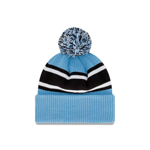 หมวกไหมพรมปักโลโก้ตามสั่ง ขายส่ง สำหรับผู้ชายและผู้หญิง ลายหัวกะโหลก หมวกบีนนี่ไหมพรมอะคริลิคสีเทา พร้อมพู่ห้อย สำหรับเล่นสกีและฤดูหนาว - Product Image 5