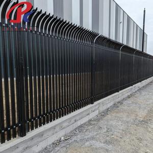 Nouvelle clôture de sécurité extérieure moderne en métal traité thermiquement, panneau <span class=keywords><strong>tubulaire</strong></span> en fer, revêtement en poudre, antirouille, 8 pieds, palissade pour maison et jardin - Product Image 4