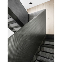 Lámina de Aluminio Perforada Delgada Personalizable para Diseño de Interiores e Instalaciones Artísticas, Valla Metálica Perforada