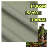 Nouveau produit en gros imperméable 100 nylon pour doudoune tissu échantillon gratuit 70D 4 voies tissu extensible