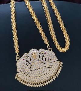 ชุดจี้โซ่ชุบไมโครสุดหรูชุดสร้อยคอพร้อมต่างหูสำหรับผู้หญิงสำหรับงานแต่งงาน - Product Image 3