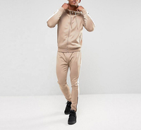 Vêtements de sport d'entraînement en polaire Tech personnalisée à taux raisonnable Ensembles de survêtement de jogging ajusté décontracté pour hommes Costumes de survêtement à logo imprimé