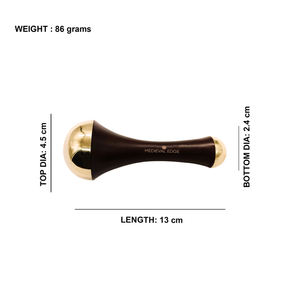 TCM Baguette Kansa en bois double face de 5 pouces, brun foncé, pour le visage, anti-âge, anti-rides, pour une peau éclatante et un massage éclatant - Product Image 6