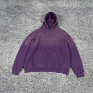 2025 automne/hiver 450g français Terry Vintage hommes et femmes Streetwear marque ensemble rétro surdimensionné hommes lavage à l'acide à capuche - Product Image 5