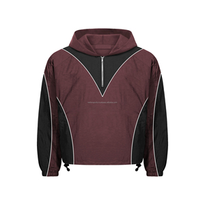 Chaqueta cortavientos con logotipo personalizado para hombre, ropa informal para la lluvia, abrigo impermeable de fabricante OEM con diseño bordado, chaqueta cortavientos para hombre - Product Image 6