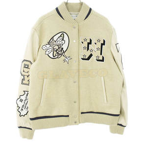 Veste Letterman pour hommes de haute qualité dernière conception avec col montant vêtements de mode pour l'hiver manches longues Style High Street - Product Image 1