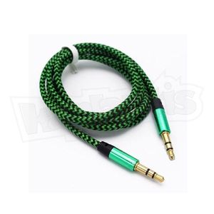 Câble audio tressé Diwu 3,5 mm mâle-mâle 1 m en cuivre pur pour audio professionnel et haut-parleur - Product Image 4