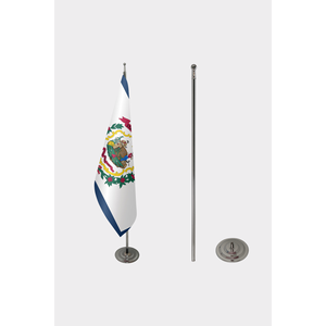 Bandera Personalizada de Virginia para Interiores, Estandarte Oficial con Impresión Digital, Hecho de Aluminio, Poliéster y Seda, para Seguros Automotrices y Educación - Product Image 2