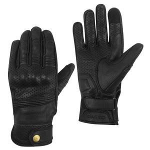 Venta al por mayor de fábrica de dedo completo guantes de carreras de motos 100% de cuero duro nudillo protección invierno guantes de montar en moto - Product Image 5
