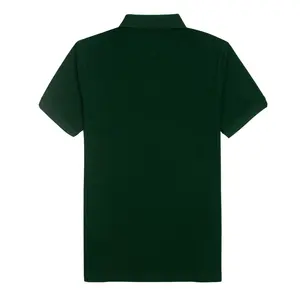 polo neck golf men 100% cotton thick quality homme polo t-shirt