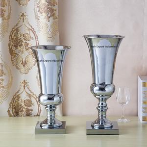 Florero de trompeta hecho a mano, soporte de flores para el hogar, evento, fiesta, decoración, soporte de flores de Metal, centros de mesa, soporte de jarrón - Product Image 3