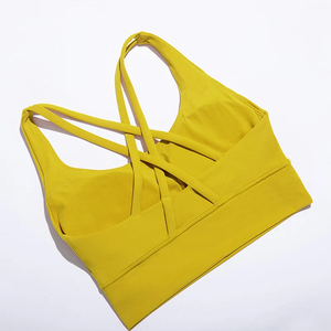 Women High Support Crop Performance Sports <b>Bra</b> Spandex Polyester Breathable <b>Stretch</b> Yoga Gym Wear Running Workout Fitness <b>Bra</b> - Product Image 5
