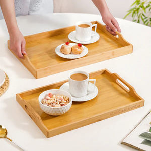 Recién llegado, bandeja de madera de Mango para servir, plato de calidad impresionante, tamaño personalizado, aperitivos, bandeja para servir té, Material de hierro, decoración del hogar - Product Image 2