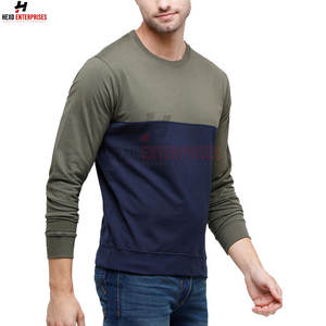 Sudadera de manga larga para hombre con servicio OEM con diseño de cuello redondo Logotipo personalizado impreso en diferentes colores Nuevo último estilo - Product Image 4
