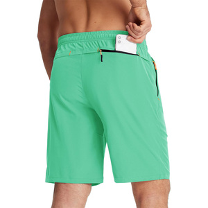 Short de jogging personnalisable pour hommes Ceinture élastique en tissu à séchage rapide pour les entraînements de course avec poches OEM/ODM - Product Image 2