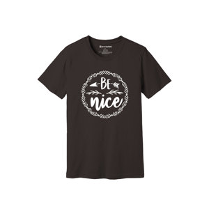 เสื้อยืดผ้าฝ้าย100% พิมพ์ลายด้วยความมีน้ำใจขนาด160 180ถึงหนักมี12สีที่สามารถปรับแต่งดีไซน์และการจัดวางของคุณเองได้ - Product Image 1