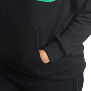 Sweat-shirts en polaire personnalisables pour hommes, automne-hiver, 100% coton, haute qualité, respirant, séchage rapide, pull décontracté - Product Image 3