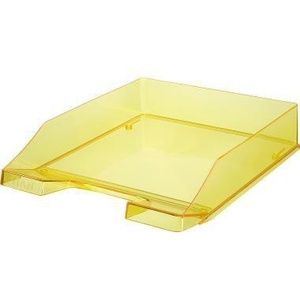 HAN Classic - Organizador de Archivos Transparente Amarillo de Poliestireno DIN A4/C4 - Product Image 1