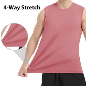 Ecológico hombres gimnasio chaleco camiseta sin mangas de bambú culturismo ropa Fitness gimnasio camisetas sin mangas personalizadas hombres camiseta sin mangas - Product Image 3