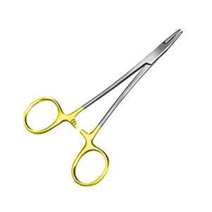 ที่จับเข็มผ่าตัดเว็บสเตอร์แบบเรียบเกรดผ่าตัด  แบบใช้ครั้งเดียว สีทองครึ่งตัว  ที่จับเข็มผ่าตัดเว็บสเตอร์แบบเรียบ TC - Product Image 3