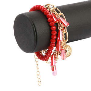 Women's <b>Bracelet</b> - <b>Red</b> - Product Image 1
