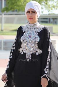 2024 nouveau Design caftan couleur Caftan musulman traditionnel Caftan perles de pierre travail à la main caftan marocain robes musulmanes - Product Image 3