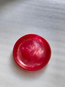 Support de présentation de bijoux octogonal en résine avec paillettes dorées, couleur blanche, style moderne, taille 14 cm, pour rangement de salle de bain, plat à alliances - Product Image 4