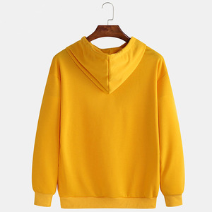 Sweat à capuche Streetwear 100% coton pour hommes, imprimé en 3D, design sans piqûre, hiver lourd, tissu teint uni français de haute qualité - Product Image 2