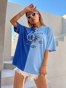 Recién llegado, camiseta para mujer, camiseta de poliéster y algodón de calidad superior para mujer, Camisetas hechas a medida al por mayor - Product Image 3
