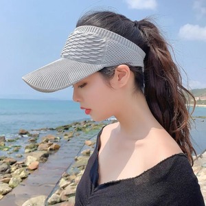 หมวกกันแดดสำหรับผู้หญิงหมวกกันแดดหมวกสำหรับเดินทางชายหาดกลางแจ้งหมวกเบสบอลหมวกที่บังแดดใส่สบายและมีคุณภาพสูง - Product Image 3