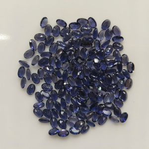 อิโอไลต์ธรรมชาติ 6x4 มม. ทรงรี คุณภาพดีที่สุด พลอยหลวม มีเอฟเฟกต์เปลี่ยนสี สำหรับทำเครื่องประดับ - Product Image 3