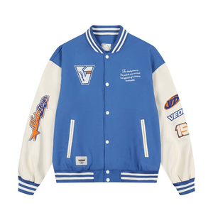 2025 nuevo estilo personalizado Varsity chaqueta de hombre bordado personalizado chaqueta cortavientos personalizado Preppy Varsity chaqueta para hombres - Product Image 1