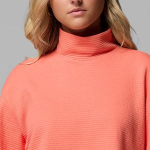 Sudadera de Mujer con Cuello Alto y Mangas Largas, Diseño Cómodo 2026, Personalización de Logotipo con Diseño de Alta Calidad para Compradores al por Mayor - Product Image 2