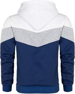 Pull à capuche pour hommes Blend Fleece Sweat à manches longues avec poches kangourou - Product Image 3