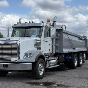 Camions Freightliner 122SD prêts à l'emploi, benne basculante à trois essieux, très résistants, faible kilométrage, occasion, à vendre - Product Image 1