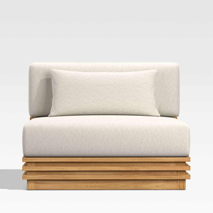 Conjunto de Sofás Modulares de Estilo Moderno para Jardín Exterior, Decoración de Sala de Estar y Muebles para el Hogar - Product Image 4