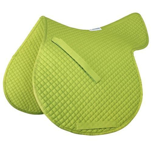Satin Soft Quilted <b>Padded</b> Lightweight Dressage Saddle <b>Pad</b> Horse Suede Square English Sheepskin Cotton Lining Foam <b>Cushioning</b> <b>Pad</b> - Product Image 2