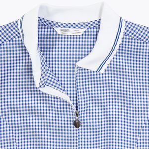 ชุดนักเรียนผ้าฝ้ายน่ารักสำหรับฤดูร้อนชุดลูกไม้แต่งกระดุมสไตล์ลำลองสำหรับเด็กผู้หญิงชุดแต่งกายนักเรียนแบบเรียบง่าย - Product Image 3