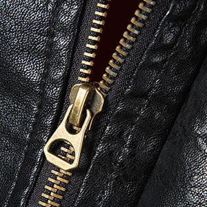 Blouson bombardier professionnel en cuir PU brodé sur mesure pour hommes veste de moto d'extérieur imperméable pour l'hiver vente en ligne - Product Image 5