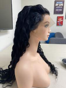 Perruque corps ondulé dentelle transparente cheveux humains vierges péruviens non traités cuticule vierge alignée - Product Image 4