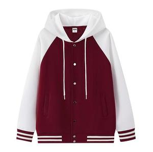 Healy Polyester 180gram Breathable <b>Baseball</b> Hoddie Jersey Long Sleeve Button Drawstring T-Shirt Team Custom Logo Embroidery - Product Image 4