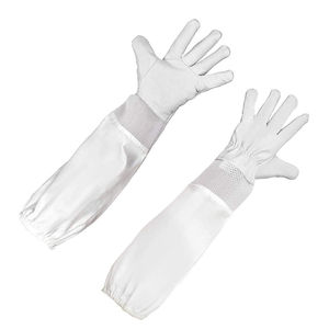 2025 nueva llegada de cuero de alta calidad mejor proveedor y precio barato apicultor apicultura guantes antideslizantes servicio OEM - Product Image 2