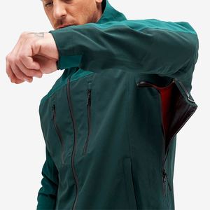 High Performance Waterproof Hooded <b>Men's</b> Softshell Jacket <b>Long</b> Thin Winter <b>Coat</b> Custom OEM Breathable Windproof - Product Image 2