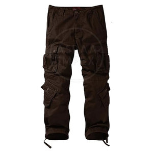 Pantalon cargo pour homme, coupe droite, décontracté, foncé, écologique, séchage rapide, respirant, de haute qualité - Product Image 3