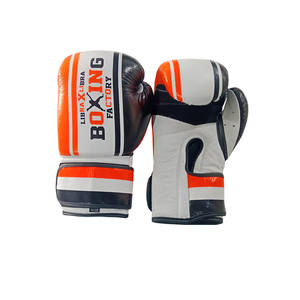 Los mejores guantes de cuero de vaca de 12oz 14oz 16oz Muay Thai Kickboxing MMA Sparring Guantes de trabajo de perforación para entrenamiento - Product Image 2