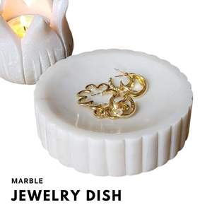 Porte-savon en marbre naturel artisanal de haute qualité, respectueux de l'environnement, avec un design Art déco pour la salle de bain et la cuisine - Product Image 4