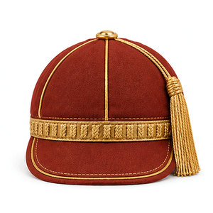 Professional Honour <b>Hat</b> Traditional Formal Ceremonial Headwear With Decorative Piping Crown <b>Band</b> Tassel Custom Event Design - Product Image 1