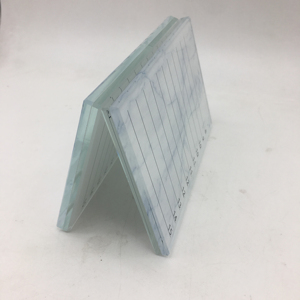 Azulejo de pestañas de cristal de mármol de doble capa con logotipo privado personalizado para extensión de pestañas bandeja de pestañas de cristal de mármol - Product Image 6