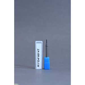 Metaldur 2*50 Black 4-FLUTE Nose end Mill 55HRC altian เคลือบสำหรับเครื่องกัดบรรจุภัณฑ์กล่อง - Product Image 1